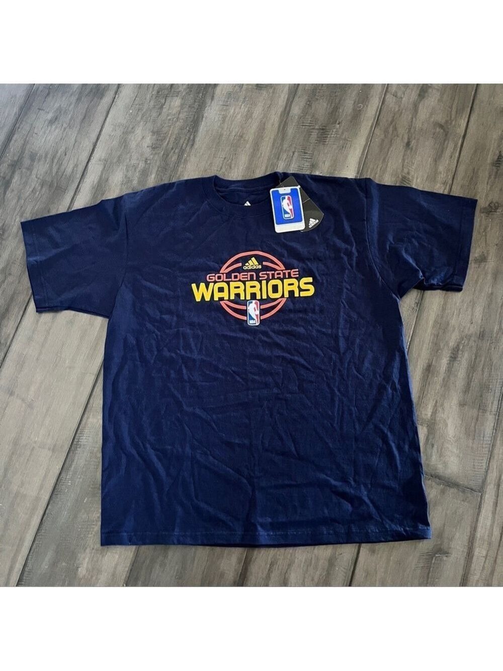 Adidas Golden State Warriors Tee - Size Large
